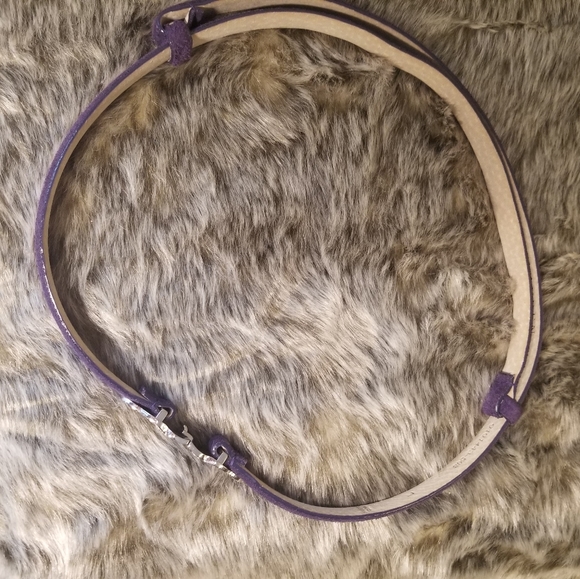 Ralph Lauren Purple Suede FULLY adjustable belt - Picture 8 of 8